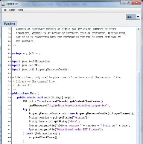 jeditor0.4.3发布,简单文本编辑器