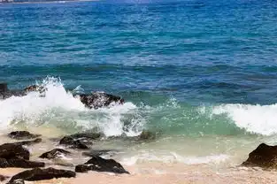 北纬18度沙滩与碧海蓝天