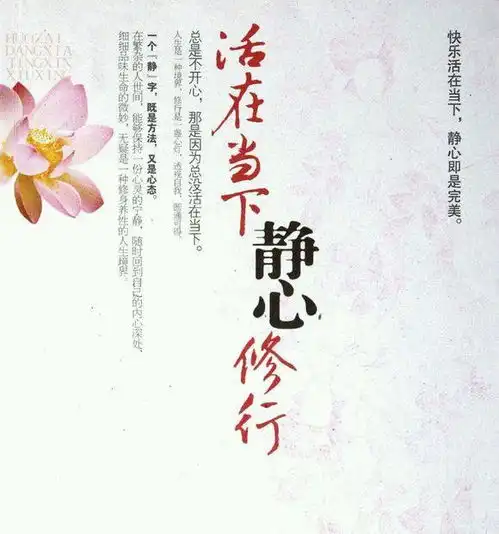 慢下来的生活原来可以这么美活在当下静心修行