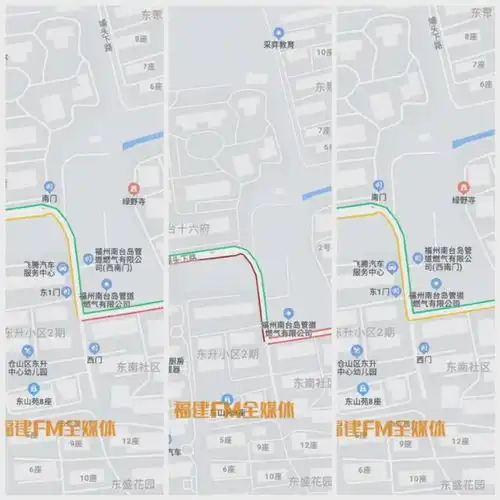 福州这条路从地图上看,可太有意思了