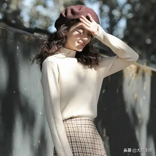 毛衣裙子最美大衣内搭,让女人在冬季,优雅好气质
