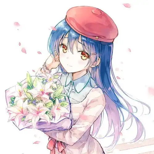 温柔女生头像花遇和风