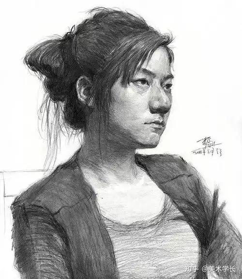 人物素描步骤解析,全是干货