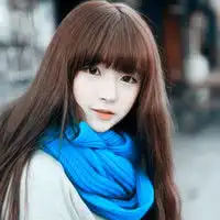 手绘背影唯美森系女生微信头像图片大全
