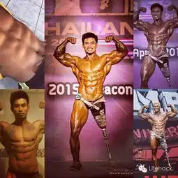 看到这位肌肉男的下半身,我彻底惊呆了