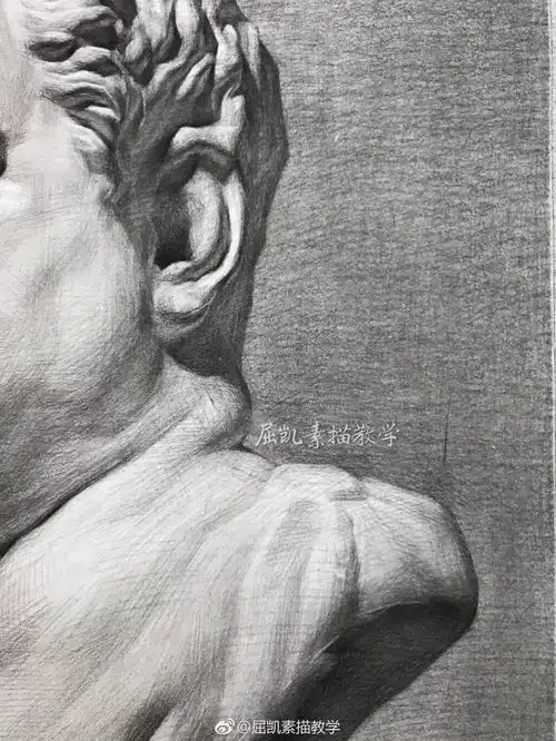 如何把素描画得像要狠抓结构造型透视,那你就是高手了