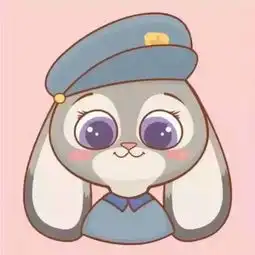 谁有疯狂动物城里面狐狸和兔子的情侣头像