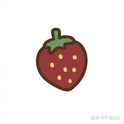 简笔画头像夏日感