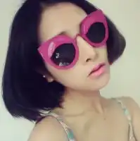 时尚霸气女生qq个性头像最新戴墨镜的微信头像