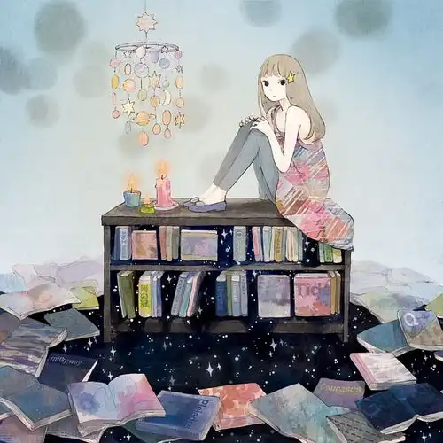 种蘑菇的小姑娘