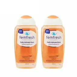 英国femfresh芳芯女性护理洗液无皂洋甘菊香日常款清洗剂250ml瓶