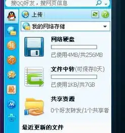 为什么我两个qq在同一个版本的网络硬盘不一样