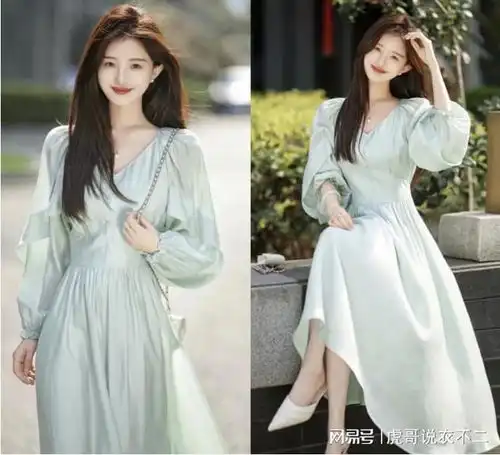女人到了初夏准备几条连衣裙,显瘦显气质两不误,这样穿衣真温柔
