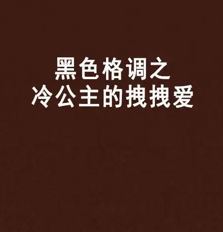 黑色格调之冷公主的拽拽爱