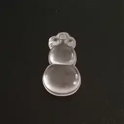 晶兮白色蓝宝石葫芦吊坠