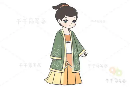 古风q版宋朝女子
