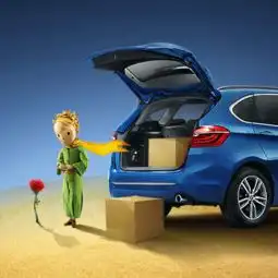 创新bmw2系运动旅行车携小王子用心看世界