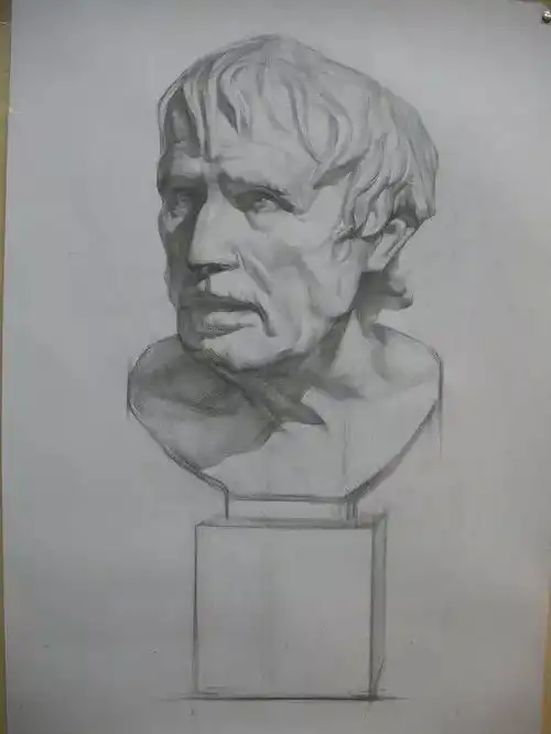素描学习素描石膏教程分享给正在练习的你