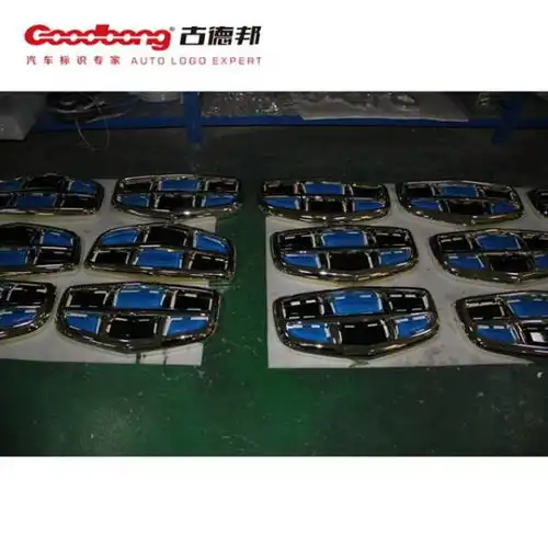 三维车标制作工艺之新款吉利车标定制详情