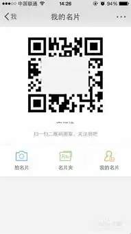 微博名片二维码手机新浪微博二维码名片分享